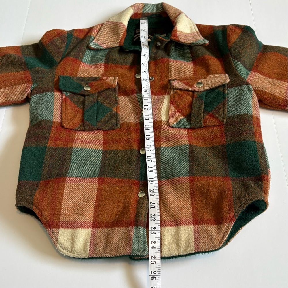 Vintage Rare Montgomery Ward wool Men's Plaid Jacket size M but fits smaller - Picture 10 of 15